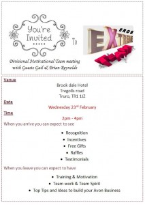 February 2011 Eros Division Invite